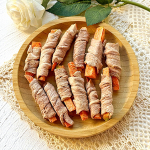 Snack para Mascotas, Rollo de Pato, Vegetales de Espino, Liofilizado, Alto en Proteínas, Sin Granos, Recompensa de Entrenamiento para Perros <span class=keywords><strong>y</strong></span> Gatos, para la <span class=keywords><strong>Salud</strong></span> de la Piel <span class=keywords><strong>y</strong></span> el Pelaje - Product Image 6