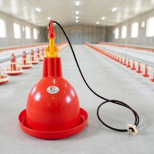 Nuovo Abbeveratoio Rotondo in Plastica di Alta Qualità <span class=keywords><strong>per</strong></span> Allevamenti di <span class=keywords><strong>Tacchini</strong></span>, con Nipple Plasson Bell DP03, Facile da Installare, <span class=keywords><strong>per</strong></span> Polli da Carne - Product Image 3