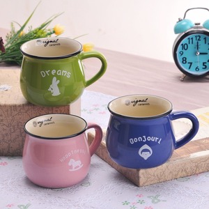 Ceramic <b>Mug</b> With Logo Printing Colorful Mini Cups For Coffee Tea Gift - Product Image 3