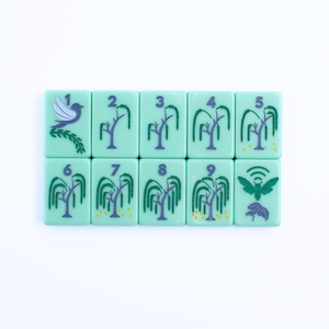 MyfairmahjongTheSoutheastSeries Mahjong avec charme <span class=keywords><strong>du</strong></span> <span class=keywords><strong>Sud</strong></span>, ensemble de mahjong pour femmes en acrylique gravé et peint, luxe moderne - Product Image 1