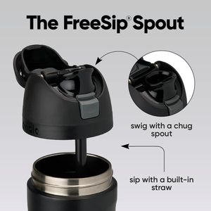 Botella de agua Owala FreeSip de acero inoxidable aislada con pajita, botella de agua deportiva sin BPA, ideal para viajar, 24 onzas, Very, Ve - Product Image 3