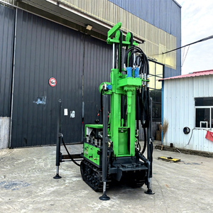 100m 300m 500 mètres de foreuse de forage arrondie par roue pour la plate-forme de forage de trou de puits d'eau - Product Image 1
