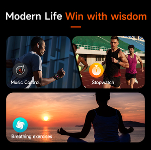 Reloj inteligente MK98 resistente al agua para hombres y mujeres, asistente de voz portátil inteligente a la moda, respuesta a llamadas, rastreador de actividad, Monitor de salud - Product Image 6