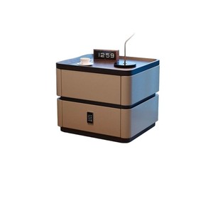 Meubles de chambre à coucher de style italien moderne de luxe léger, ensemble complet de meubles de chambre à coucher, armoire de rangement minimaliste simple avec serrure - Product Image 5