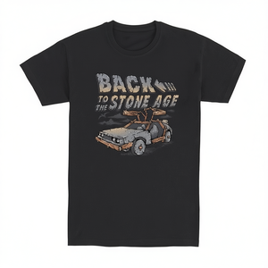 Camiseta Back To The Stone Age, camiseta promocional negra para hombre - Product Image 2