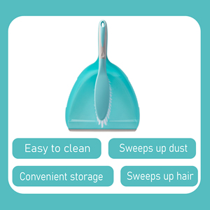 Recogedores de Polvo Azul Cielo con Cepillo, Juego de Escoba y Recogedor para Cocina - Product Image 3