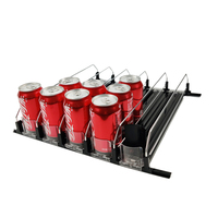 TXL661 Organisateur de canettes de soda Distributeur pour réfrigérateur Organisateur de boissons Distributeur automatique Pousseur Glide Organisateur de boissons pour réfrigérateur