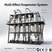 Evaporador Continuo Multietapa Flash para Desalinización de Agua de Mar y Concentración de Salmuera, SS304, CE, ISO, para Procesamiento Químico