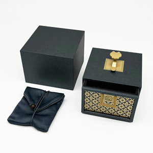 Chic Mô Hình Cổ May Mắn Màu Đỏ Xử Lý Phong Cách Ngăn Kéo Đồ Trang Sức Bao Bì Hộp Sang Trọng Biểu Tượng Tùy Chỉnh Ngọc Nhẫn Phật Giáo <span class=keywords><strong>Bead</strong></span> Hộp - Product Image 5