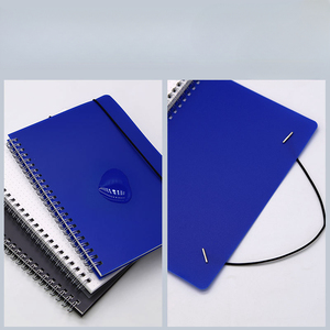 สมุดจดแบบม้วนกระดาษแบบหนาสำหรับนักเรียน A5สมุด<span class=keywords><strong>งาน</strong></span>แบบเรียบง่ายมีเส้นแนวนอนพิมพ์โลโก้ได้ตามต้องการ - Product Image 6