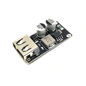 1-5 piezas Módulo convertidor reductor de voltaje USB DC-DC QC2.0 3.0 para carga rápida, de 6-32V (9, 12, 24V) a 3V, 5V, 12V, Placa de circuito de carga rápida - Product Image 1