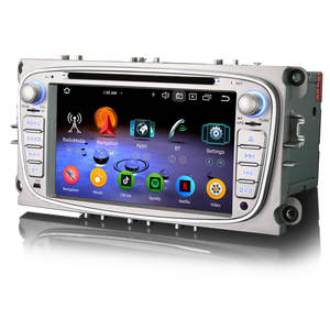 Erisin ES6568FS 7 "Android 14 <span class=keywords><strong>GPS</strong></span> autoradio WiFi 4G sans fil CarPlay pour <span class=keywords><strong>FORD</strong></span> Mondeo Focus Galaxy tableau de bord pour lecteur DVD - Product Image 3