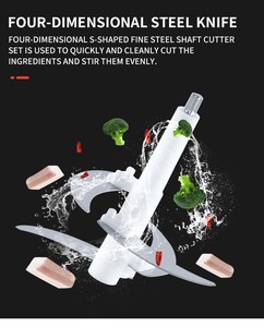 Hachoir à aliments de cuisine puissant OEM 300W personnalisé hachoir à légumes multifonctionnel en acier inoxydable 2L 3L hachoir à viande électrique - Product Image 4