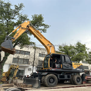 Excavadora de ruedas Hyundai, excavadora mediana usada de 21 toneladas, precio razonable, 21 toneladas, para Hyundai en venta - Product Image 2
