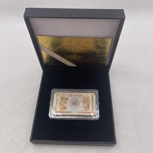 Lingot d'or en gros, <span class=keywords><strong>dragon</strong></span> chinois, phénix, 100 quintillions, pièce de monnaie plaquée or 24 carats, lingot massif - Product Image 5