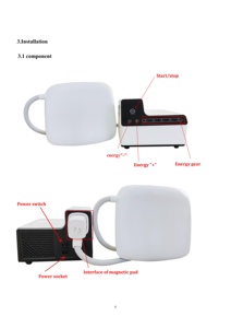 Portable Magnetic Muscle Toning Pad Desktop/Chair Use Body Shaping Massage Mat for Home Fitness 1 Year Warranty - Product Image 5