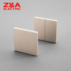 Interruptor de pared de panel de vidrio decorativo y enchufe Diseño de lujo Logotipo personalizado resistente a los arañazos Interruptor de pared de vidrio de la serie 3H - Product Image 6