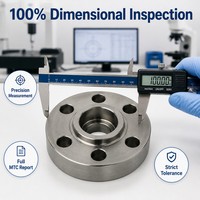 Bride de raccordement forgée en acier au carbone ASTM A105, classe 150 300 600, ASME B16.5, à joint RF, DN15 DN20 DN25 DN32, inspectée par CMM, pour l'industrie pétrolière et gazière