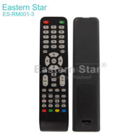 Télécommande universelle intelligente de haute qualité ES-RM001-3, prix d'usine, décodeur, télécommande pour téléviseur LED