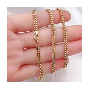 สร้อยคอทองคำแท้ 18k ลายเรขาคณิตคลาสสิกสไตล์ฮิปฮอปแบบไมอามี ยี่ห้อ Xinfly สำหรับผู้ชายและผู้หญิง - Product Image 1