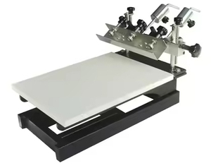 Presse à banc micro-réglable polyvalente NS103, 1 couleur, avec 3 plateaux pour sérigraphie - Product Image 3
