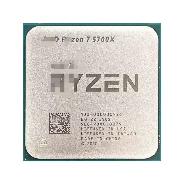 Original Gaming Desktop AM D CPU R7 5700X Tray For Computer Processor CPU
