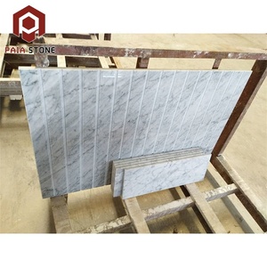 Italiana cosidos importados Bianco Carrara losa de mármol <span class=keywords><strong>blanco</strong></span>, para sala Interior pavimentos - Product Image 4
