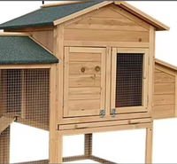 Maison multi-animaux en bois pour poules, lapins, chats et pigeons - Abri extérieur durable et imperméable avec livraison gratuite