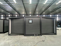Maison conteneur préfabriquée prête à l'emploi, plate, portable et extensible, 2 à 5 chambres, étanche, résistante aux ouragans, villa respirante pour hôtels