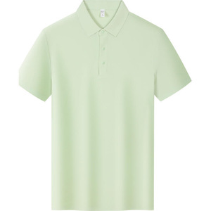 Polo Shirt Unisex Solid Color Polyester Summer Workwear Daily Use - Product Image 2