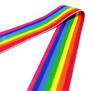 Cinta Elástica Multicolor Personalizada Tejida y con Degradado de Arcoíris - Product Image 5
