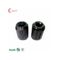 Kabel Inti Ferit Terbelah dengan Klip, Warna Hitam, Abu-abu, Ukuran 3.5/5.5/6.5/7/8mm