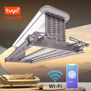 Séchoir de plafond intelligent pour la lessive, séchage rapide, élimination des acariens par UV, idéal pour les grandes familles - Product Image 4