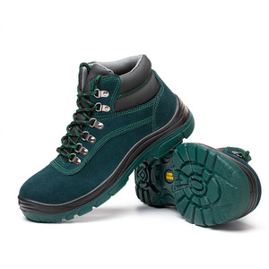 Botas de Seguridad Industriales con Puntera de Acero, Cuero Genuino, Corte Alto y Medio, Ligeras, para Obras de Construcción, Almacenes de Petróleo - Product Image 6