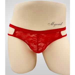 Red Lace G-<b>String</b> Panties Low-Rise Seamless Women's Underwear - Product Image 3