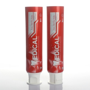 Tube vide souple en aluminium et plastique ABL, matériau standard, D35mm D40mm, extrémité non scellée avec bouchon à clapet pour emballage de tube de dentifrice - Product Image 5
