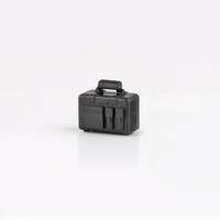 WW2 militaire Mini Figure soldat armée noir mallette valise bloc de construction jouets