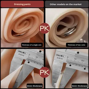 पुरुष डिल्डो जननांग पहनने योग्य खिलौना लिंग ग्रंथियों का विस्तार - Product Image 3