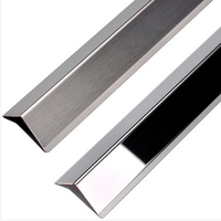 Bande décorative en métal doré en acier inoxydable 304 personnalisée en forme de U, L, T pour murs rideaux, bordures de carrelage et décoration de salle de bain