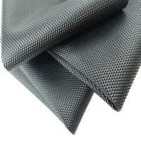 Kulit Sintetis PVC Oxford Berpola Berlian Anti Selip Tahan Gesekan dengan Alas Tenun, Tebal 1mm, Barang Siap Kirim, untuk Tas H124-43