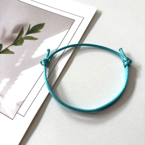 Pulseras de cordón encerado al por mayor, ajustables con nudo deslizante, de cuerda fina, para DIY y dijes - Product Image 4