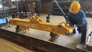 Tùy chỉnh thép tấm chế biến hàn các bộ phận kết cấu H khung cho Máy xúc <span class=keywords><strong>mini</strong></span> 25mm - Product Image 5