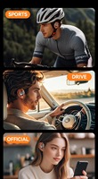 Écouteurs intra-auriculaires M113 avec affichage numérique LED, réduction du bruit, appels vocaux, son HiFi immersif, BT 5.4, longue durée de vie de la batterie