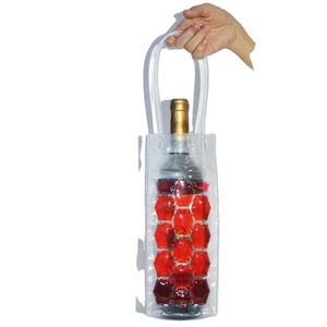 Bolsa Enfriadora de Vino Portátil de Plástico con Paquetes de Gel Rojo para Enfriar Botellas, Ideal para Fiestas - Product Image 5