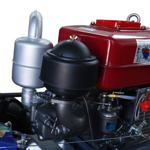 15-Horsepower Diesel <b>Walking</b> Tractor 2WD Rotary Tiller Hand-Guided Gear Drive High Productivity Complete <b>Machine</b> Promotional - Product Image 5