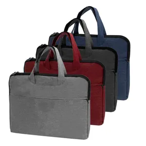 Wholesale Unisex High Quality Business Handbags Shockproof Notebook Customized Logo Laptop Briefcase Bag