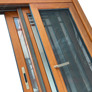 Hiện đại pháp trượt cửa sổ cửa sổ nướng thiết kế nhiệt bị hỏng nhôm trượt cửa sổ - Product Image 5