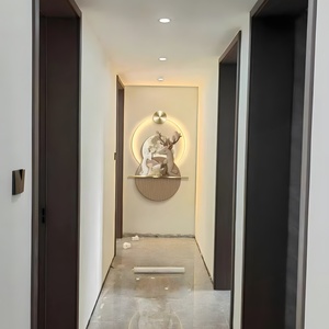 Cuadro de Lujo con Luz LED Dorada, Arte de Pared en Aleación de Aluminio, Impresión de Naturaleza Muerta en Lienzo, Pintura al Óleo de Porcelana de Cristal de Lujo para el Hogar - Product Image 3