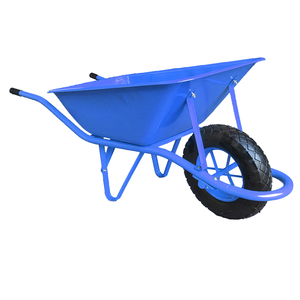 <span class=keywords><strong>Promotion</strong></span> d'usine : <span class=keywords><strong>Brouette</strong></span> de 75 litres avec plateau en acier et roue pneumatique pleine 4.00-8 pour usage en construction, en métal - Product Image 3