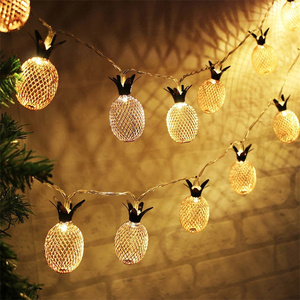 Pineapple Lamp Led Retro Heart Shape Christmas Battery Box String Light Wedding <strong>Background</strong> Decoration Student Children Gift - Product Image 5